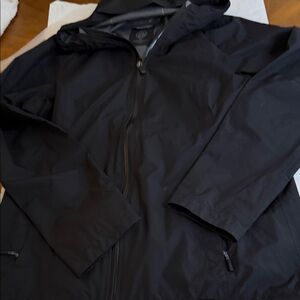 REI~Co-Op Black Hooded Utility Jacket - Lightweight Everyday Layer